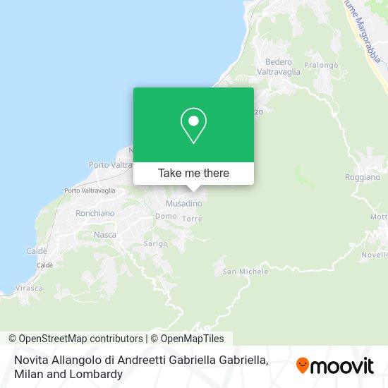 Novita Allangolo di Andreetti Gabriella Gabriella map