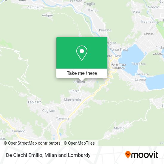 De Ciechi Emilio map