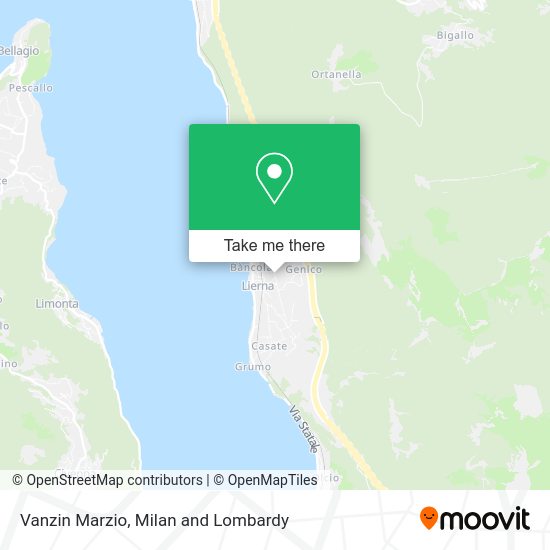 Vanzin Marzio map