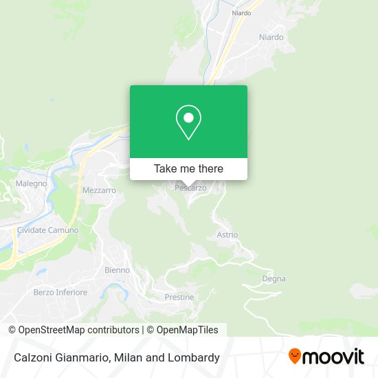 Calzoni Gianmario map