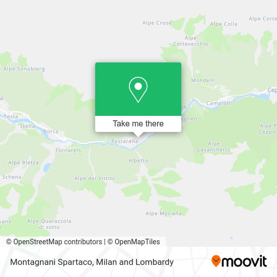 Montagnani Spartaco map