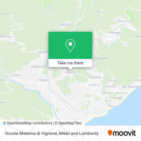 Scuola Materna di Vignone map
