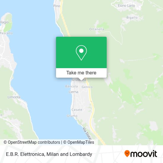 E.B.R. Elettronica map