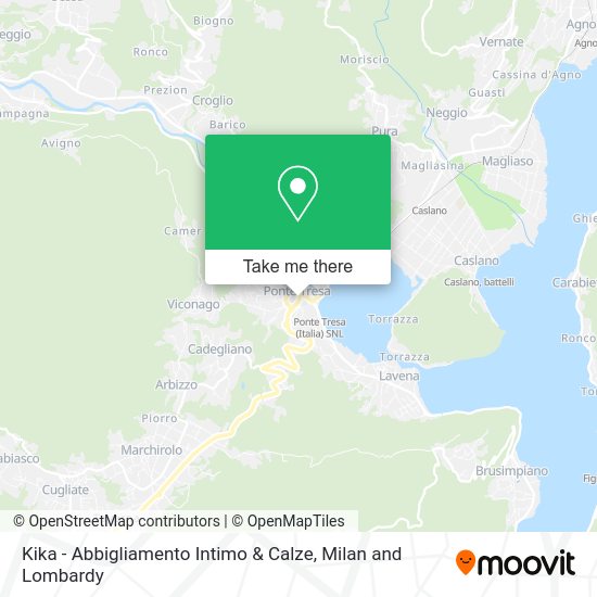 Kika - Abbigliamento Intimo & Calze map