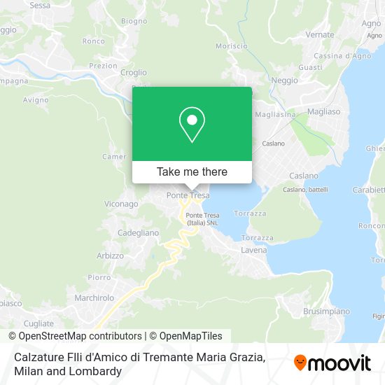 Calzature Flli d'Amico di Tremante Maria Grazia map