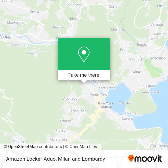 Amazon Locker-Aduo map