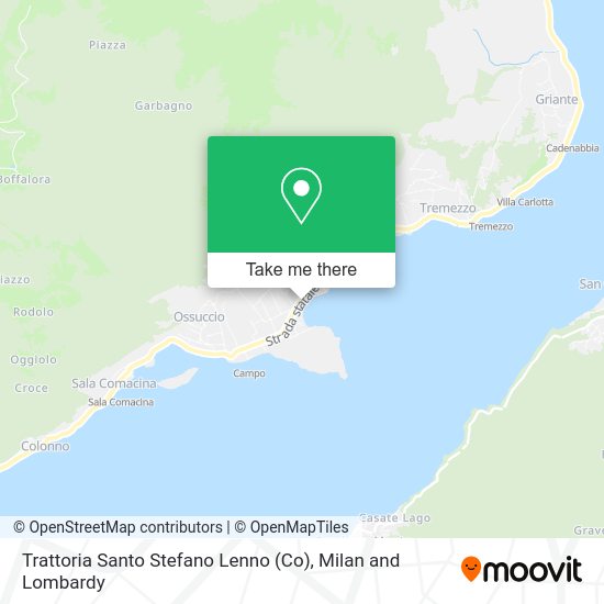 Trattoria Santo Stefano Lenno (Co) map