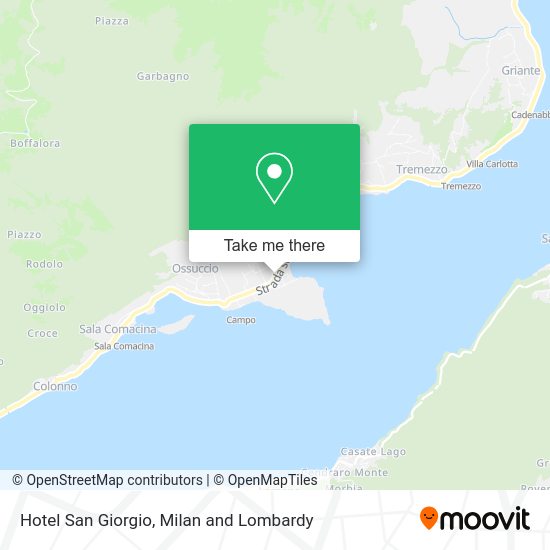 Hotel San Giorgio map