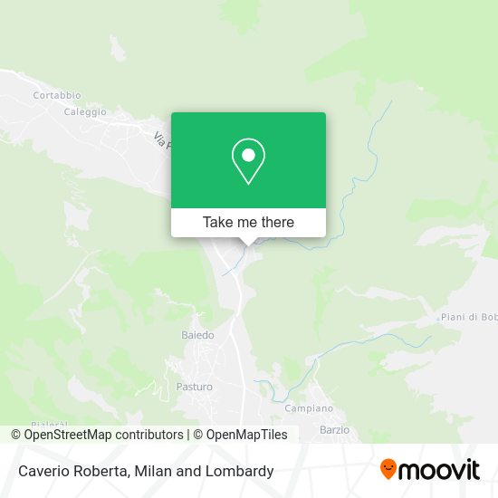 Caverio Roberta map