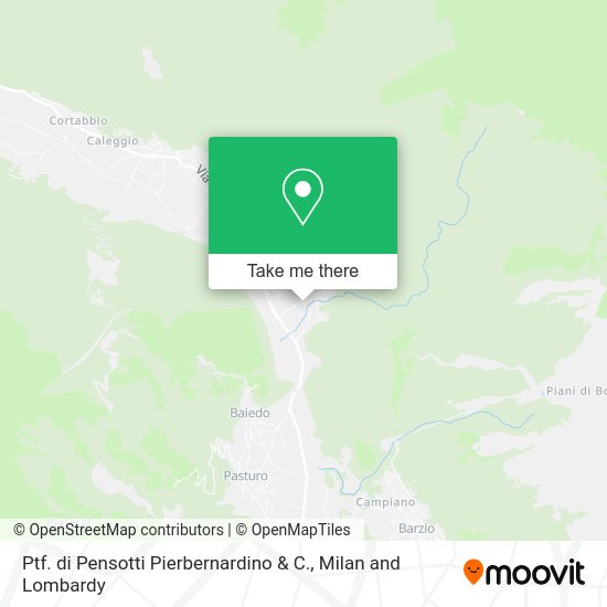 Ptf. di Pensotti Pierbernardino & C. map