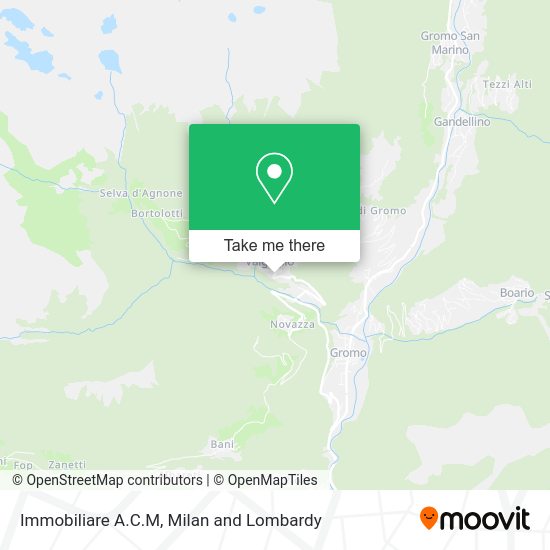 Immobiliare A.C.M map