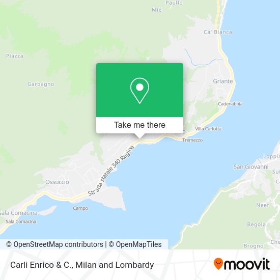 Carli Enrico & C. map