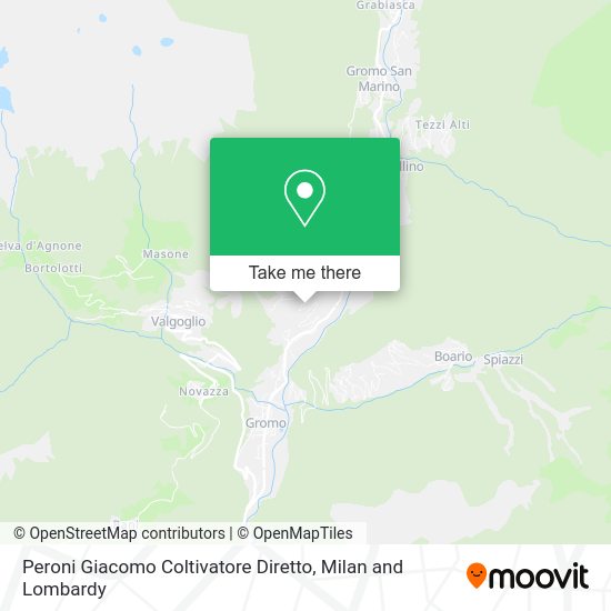 Peroni Giacomo Coltivatore Diretto map
