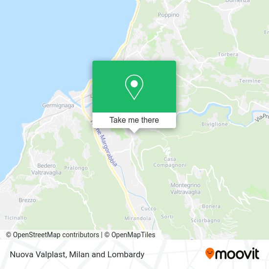 Nuova Valplast map