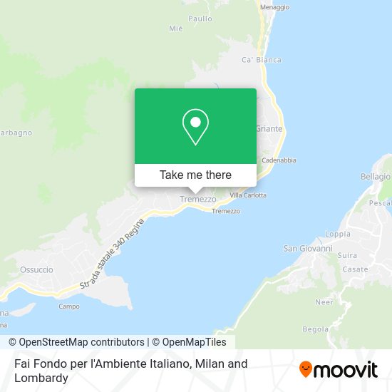 Fai Fondo per l'Ambiente Italiano map