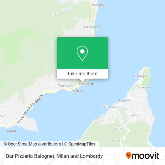 Bar Pizzeria Balognet map