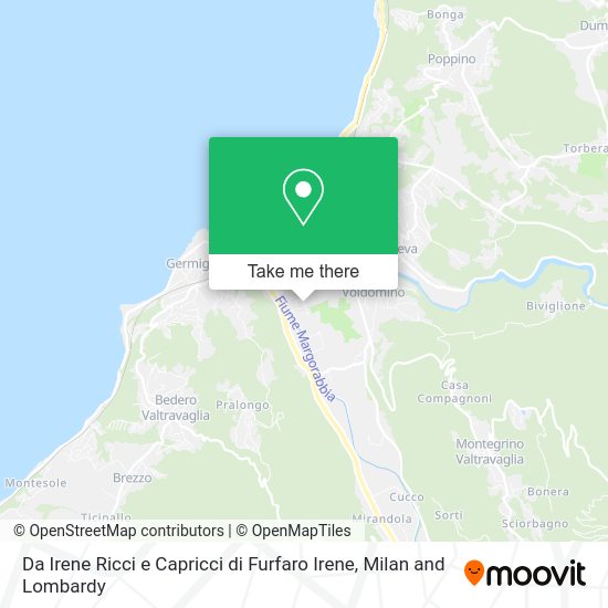 Da Irene Ricci e Capricci di Furfaro Irene map