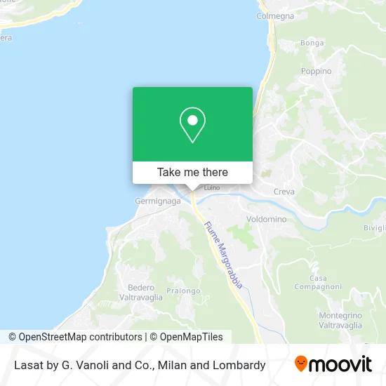 Lasat by G. Vanoli and Co. map