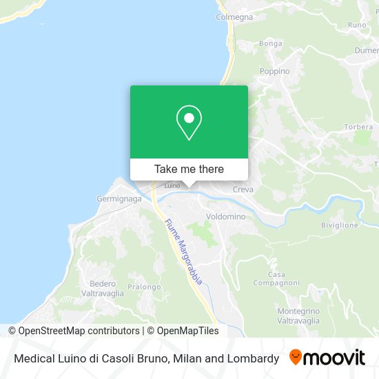 Medical Luino di Casoli Bruno map