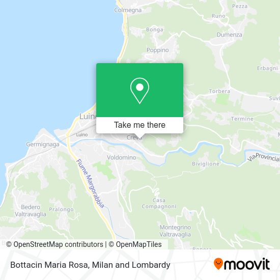 Bottacin Maria Rosa map