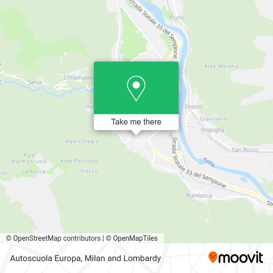 Autoscuola Europa map