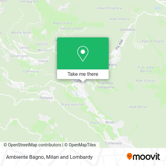 Ambiente Bagno map
