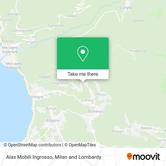Alax Mobili Ingrosso map