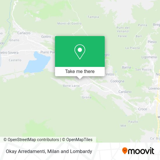 Okay Arredamenti map