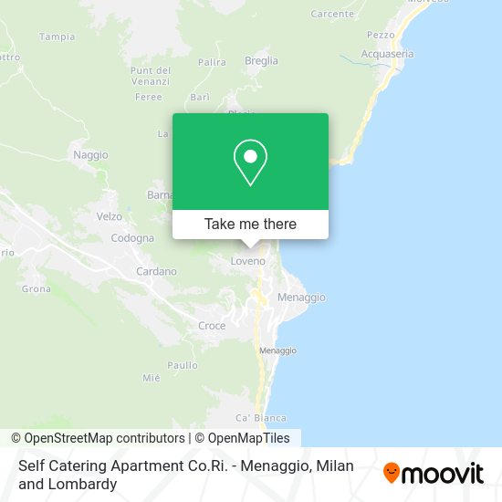 Self Catering Apartment Co.Ri. - Menaggio map