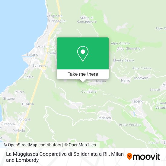 La Muggiasca Cooperativa di Solidarieta a Rl. map