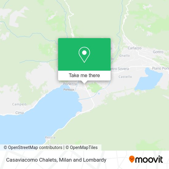 Casaviacomo Chalets map