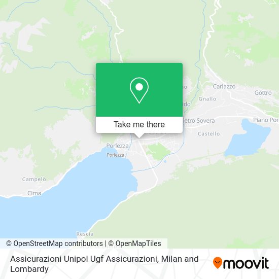 Assicurazioni Unipol Ugf Assicurazioni map