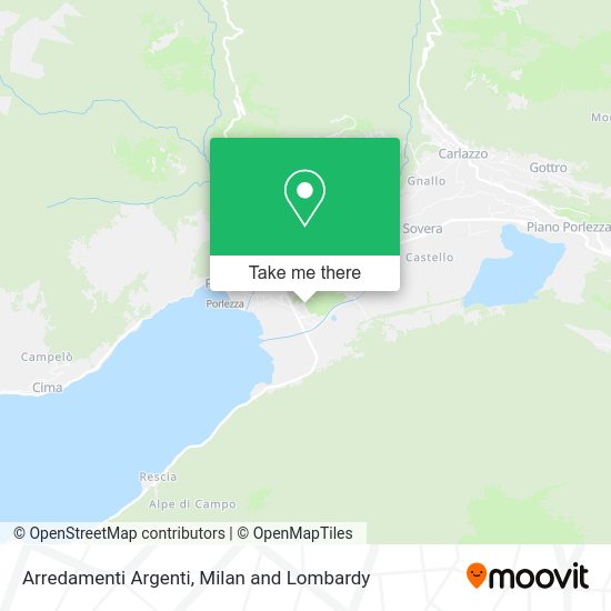 Arredamenti Argenti map