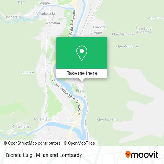 Bionda Luigi map