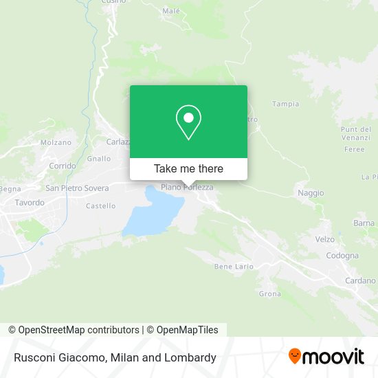 Rusconi Giacomo map