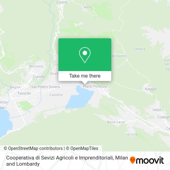 Cooperativa di Sevizi Agricoli e Imprenditoriali map