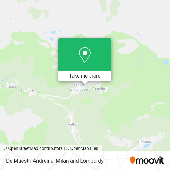 De Maestri Andreina map