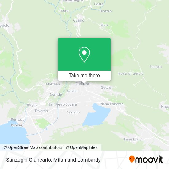 Sanzogni Giancarlo map