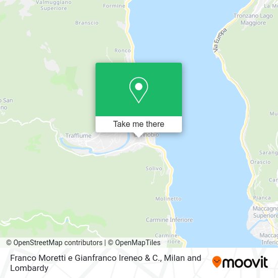Franco Moretti e Gianfranco Ireneo & C. map