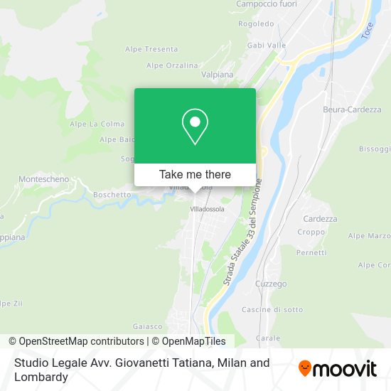Studio Legale Avv. Giovanetti Tatiana map