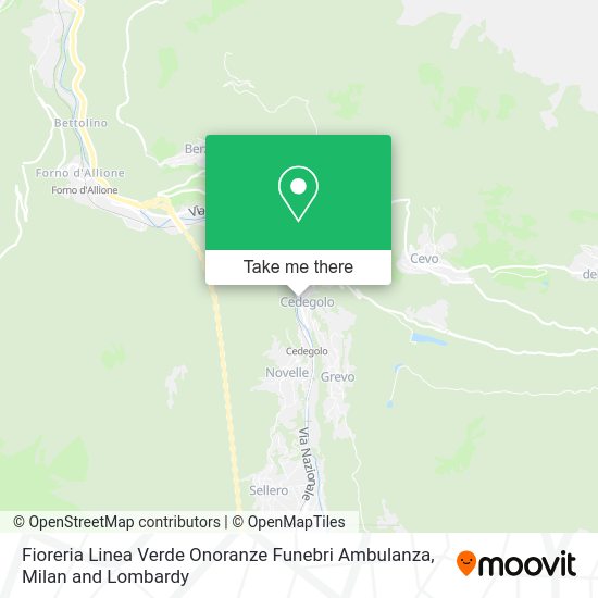 Fioreria Linea Verde Onoranze Funebri Ambulanza map