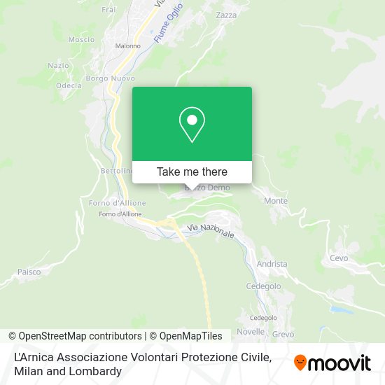 L'Arnica Associazione Volontari Protezione Civile map
