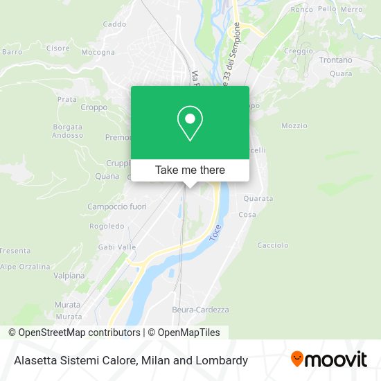 Alasetta Sistemi Calore map