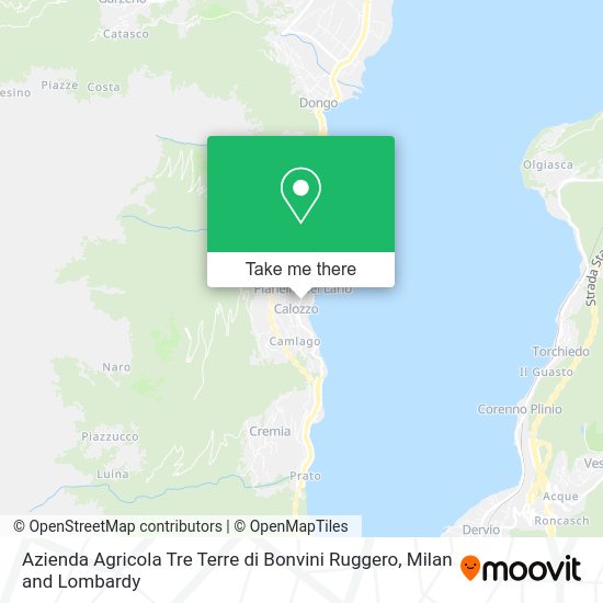 Azienda Agricola Tre Terre di Bonvini Ruggero map