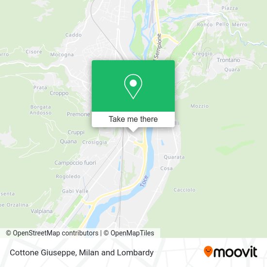 Cottone Giuseppe map