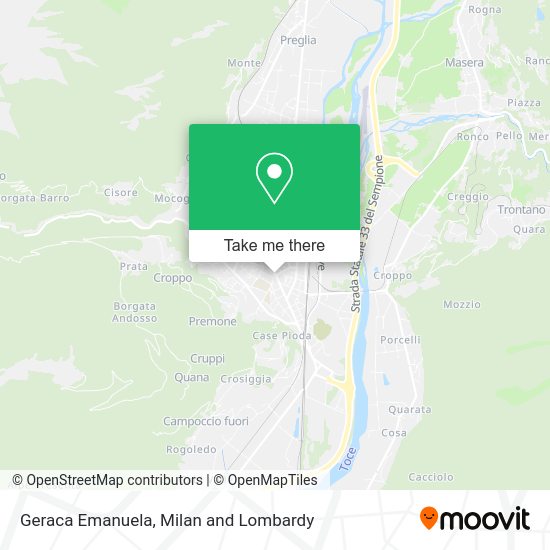 Geraca Emanuela map