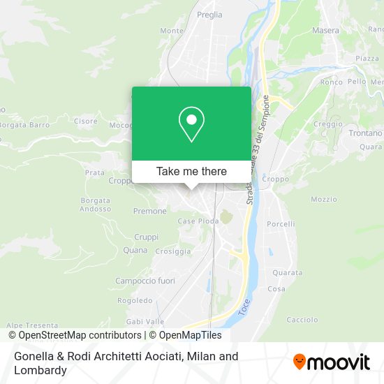 Gonella & Rodi Architetti Aociati map