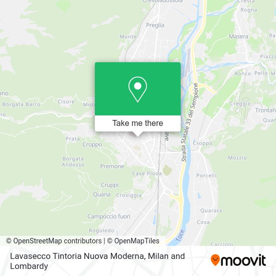 Lavasecco Tintoria Nuova Moderna map