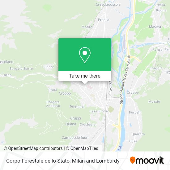 Corpo Forestale dello Stato map