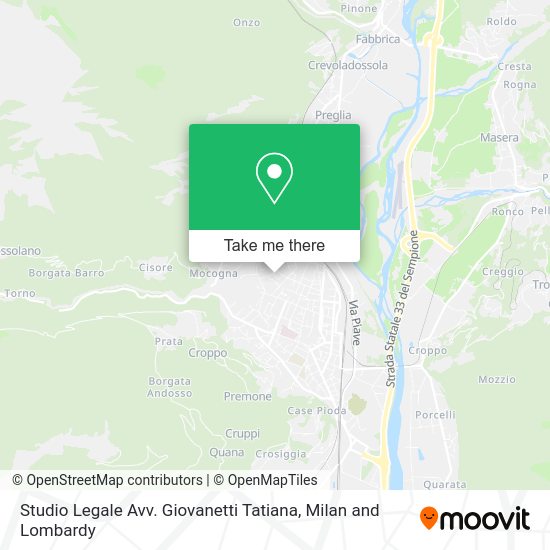 Studio Legale Avv. Giovanetti Tatiana map